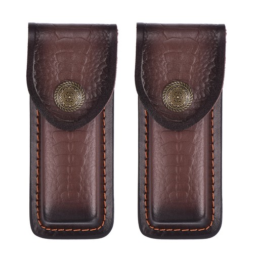 2pcs leather knife sheath - leather,