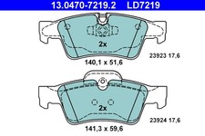 REAR BRAKE PAD SET DISC BRAKE FITS: MERCEDES-BENZ R-CLASS R 350 CDI 4-MATIC /