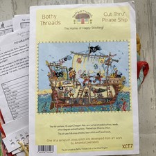 Bothy Threads Cut Thru' Pirate Ship Cross Stitch Kit PART USED XCT79