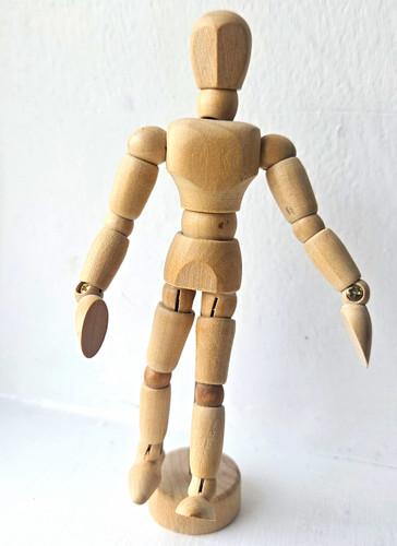 Wooden artist mannequin - wooden,