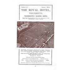 TEIGNMOUTH Devon The Royal Hotel Vintage Advertisement c1935