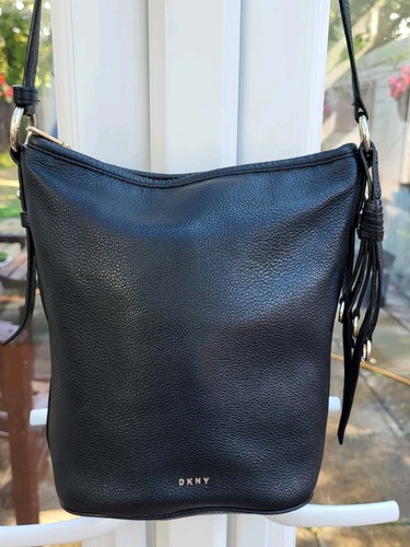 Dkny black genuine leather - genuine,