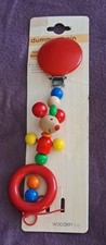 BRAND NEW MOUSE DUMMY CHAIN. CAN BE USED FROM BIRTH. WOODEN TOY