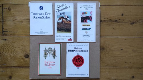 Race cards various - 35,