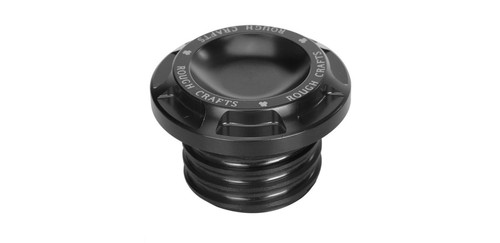 Black coloured fuel tank cap - black,