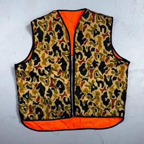 Vintage duck camo vest - camo,