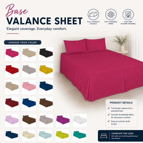 Base valance sheet - valance,
