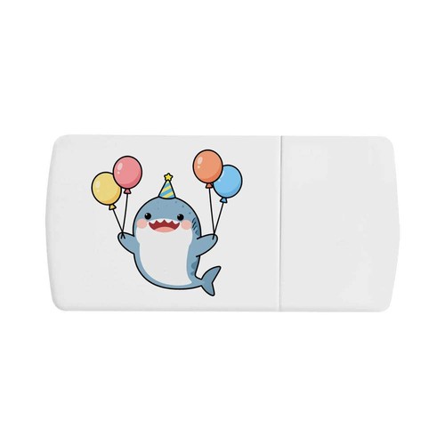 Party shark pill box - 'party,
