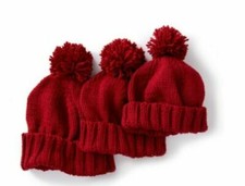 KNITTING PATTERN SIMPLE ST-ST & RIB HAT FOR ALL THE FAMILY AGE 2-4, 8-10 & ADULT