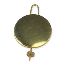 Brass clock pendulum bob