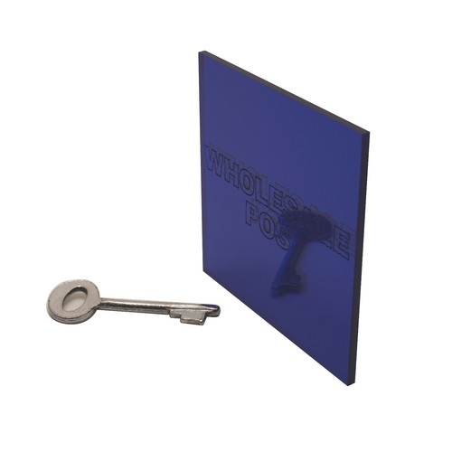 Acrylic perspex blue - acrylic,