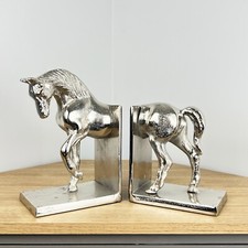 Metal Bookends Large Horse