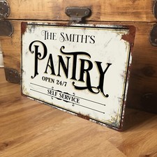 Personalised Pantry Sign