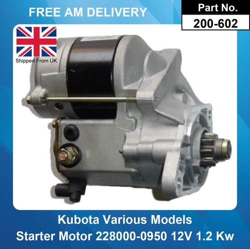 Starter motor for kubota - motor,