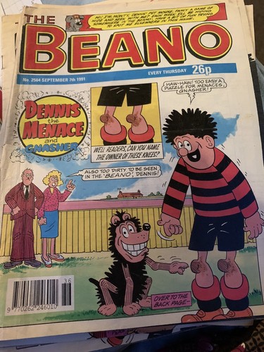 Beano comics from 1991 - from, 1991,