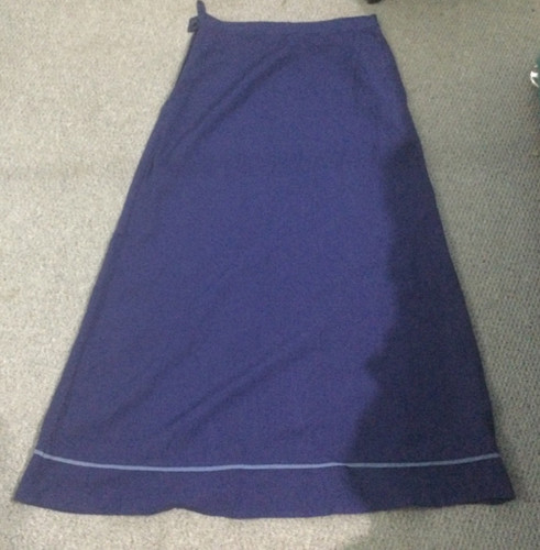 Designer pasme blue aline maxi - blue,