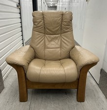 Ekornes Stressless Windsor High Back Leather Chair