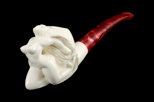 Nude lady meerschaum pipe - nude,