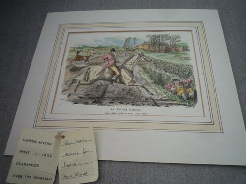 Vintage print john leech - john,