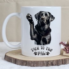 Funny black labrador dog - black,
