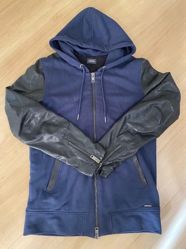 Diesel lamb leather sleeve zip - sleeve,