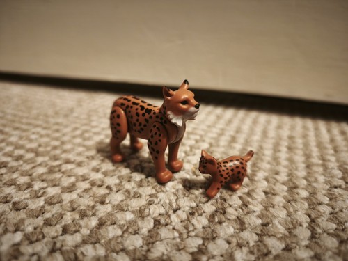 Playmobil lynx family mum - lynx,