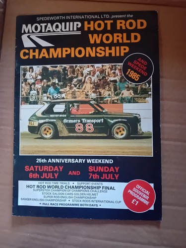 Spedeworth hot rod racing - rod,
