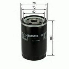 BOSCH CAR OIL FILTER P3111 - 0451103111 - fits FIAT / ALFA-ROMEO - detail in ad