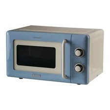 Ariete Vintage 20L Microwave Retro Style Kitchen Appliance UK Blue - NEW
