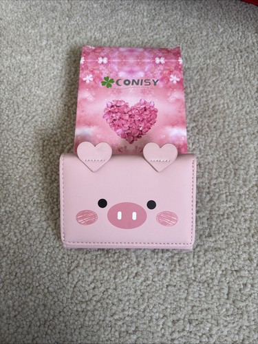 Faux leather pig purse - faux,