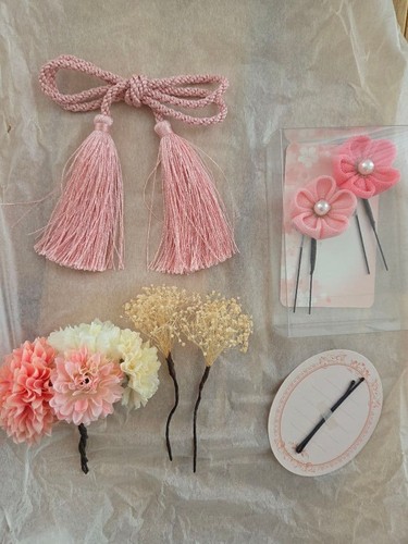 Shichigosan hair ornament set - hair,
