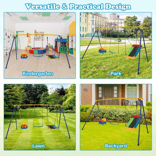 Kids swing set - kids, a-frame