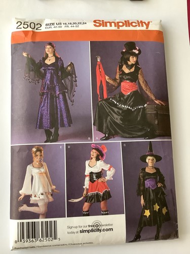 Simplicity 2502 ladies fancy - simplicity,