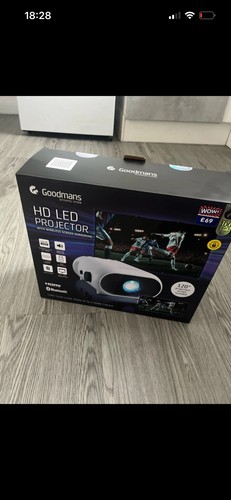 Goodmans led projector with - goodmans,