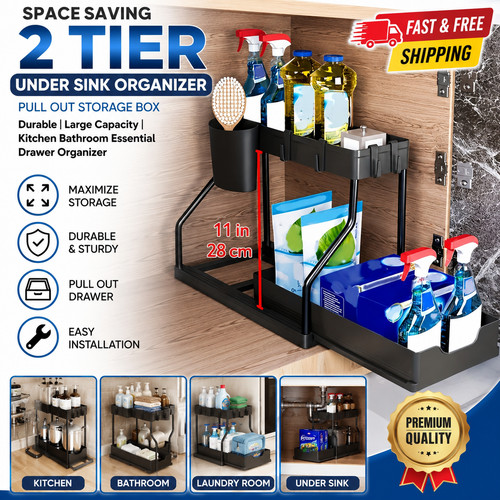 Under sink organizer - under,