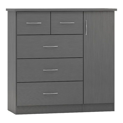 Nevada grey effect - 5, drawer