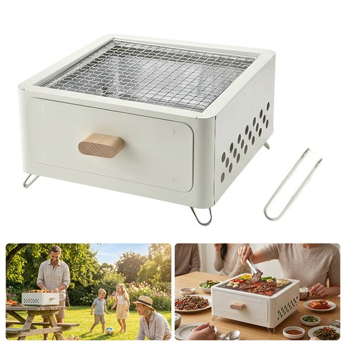 Portable charcoal bbq grill - bbq,