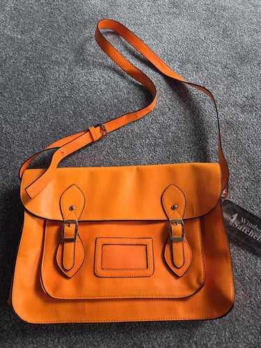 Windsor satchels bright orange - bright,