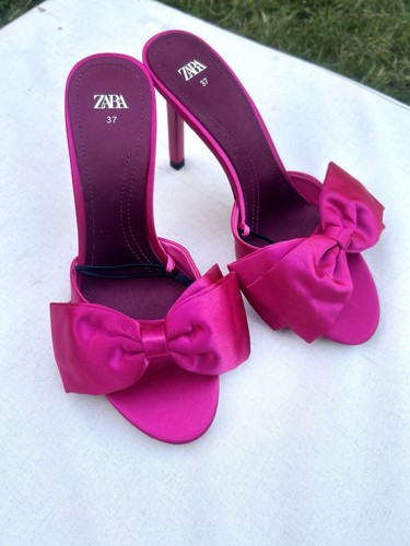 Zara pink fuchsia high - zara, heels