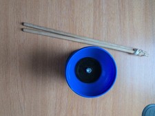 Blue Plastic Diabolo Set With