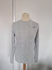 Mens Hollister Cable Knit Crew