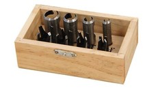 8 pc Wood Plug Cutter Cutting