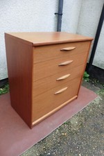 VINTAGE RETRO TEAK TALLBOY