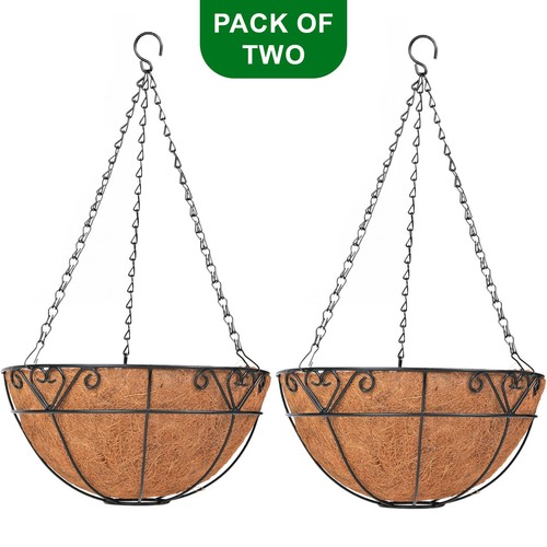 Metal hanging baskets - 2x,