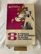 HITACHI 8-TRACK CAR STEREO CS-1400 1C (BRAND NEW IN BOX) SEE DESCRIPTION
