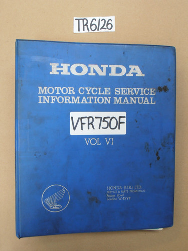 Honda vfr750 workshop - honda, f