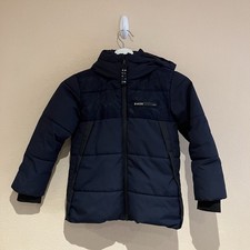 Ted Baker Boys Blue Hooded Water Resistant Puffer Padded Coat Age 6 !!Flaw!!