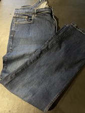 M&S Blue Straight Leg Jeans