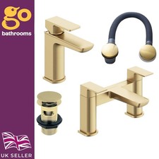 Gold Basin & Bath Filler Tap