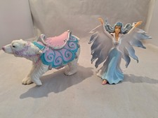 WINTER WONDERLAND - Fantasy Toy Figures Snow Queen and Polar Bear 